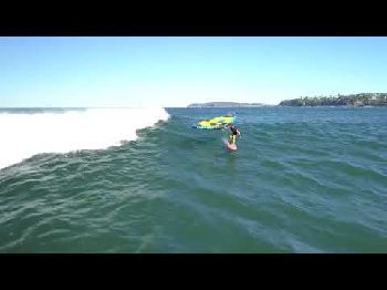 Wingsurfing an unsurfable wave - Wing Foiling News
