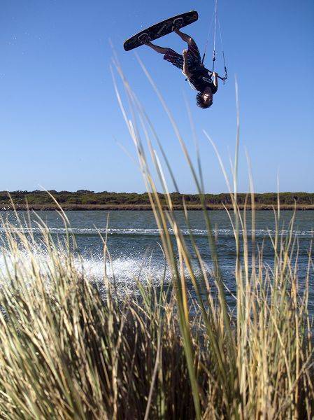 Mario Rodwald, kiteboarding at Augusta