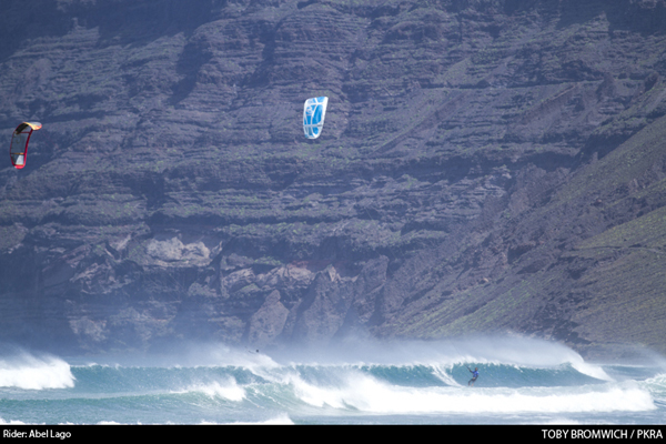 Pro Kiteboard Tour PKRA - Fierce Calima wind howls in Playa de Famara, Lanzarote - Main