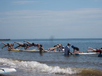 Floating Yoga Classes now in Brisbane - Stand Up Paddle News