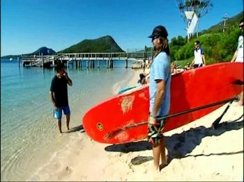 "Any one can learn it..." (Even has-been cricketers) - Stand Up Paddle News