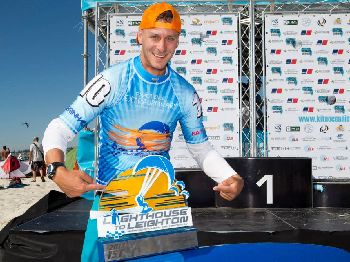 Marvin Baumiester wins the Lighthouse to Leighton - Kitesurfing News