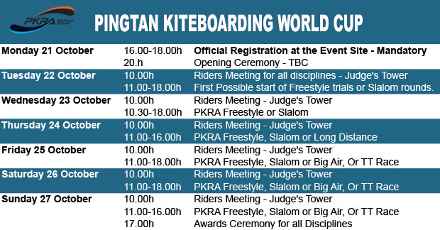 Pro Kiteboard Tour PKRA - Back to Back Asian stops start next week - Main