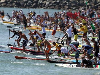 Start your stand up paddling race right - Stand Up Paddle News