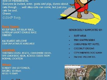 Dog Racing, A Currumbin SUP Club Initiative. - Stand Up Paddle News