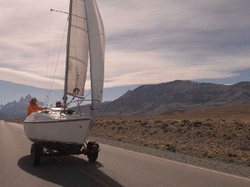 Luxury Land Sailing in a 70's Trailer-Sailor - Sailing News