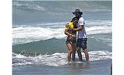 Tyler Wright on the fence during Aussie Boardriders Battle. - Surfing News